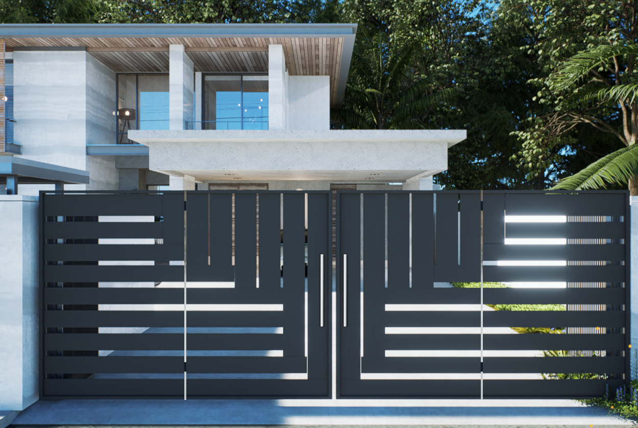 Modern Gates | Driveway Gates | Vortex Modern Driveway Gates