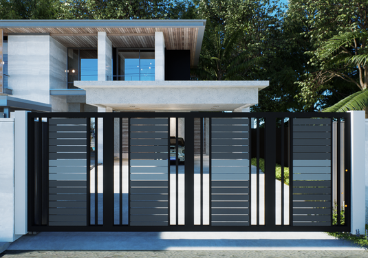 Chiron Modern Metal Driveway Gates